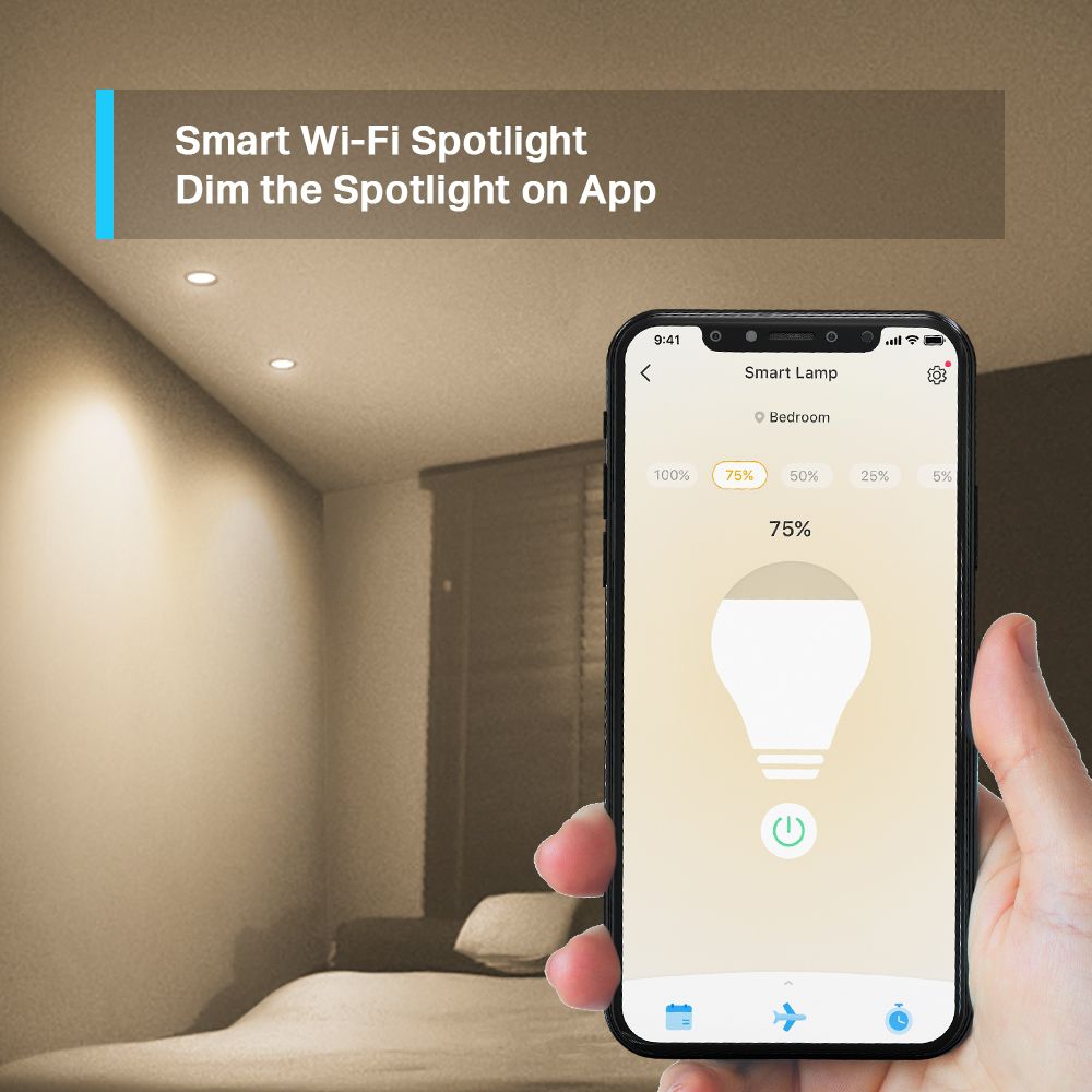 TP-Link Tapo 2.9 Smart Wi-Fi Bulb 2.9W Warm Light Dimmable GU10