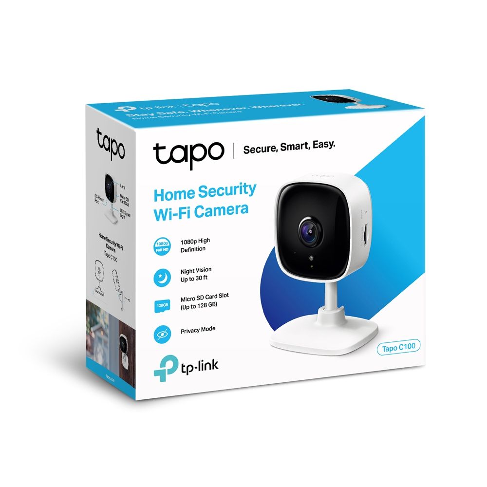 TP-LINK TAPO C100 Home Security Wi-Fi Camera and Alarm