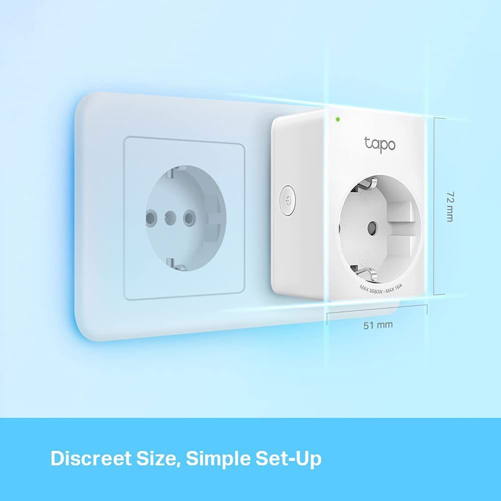 TP-Link Tapo P110 13A 2 Pin Shuco Smart Wi-Fi Plug Power Monitoring