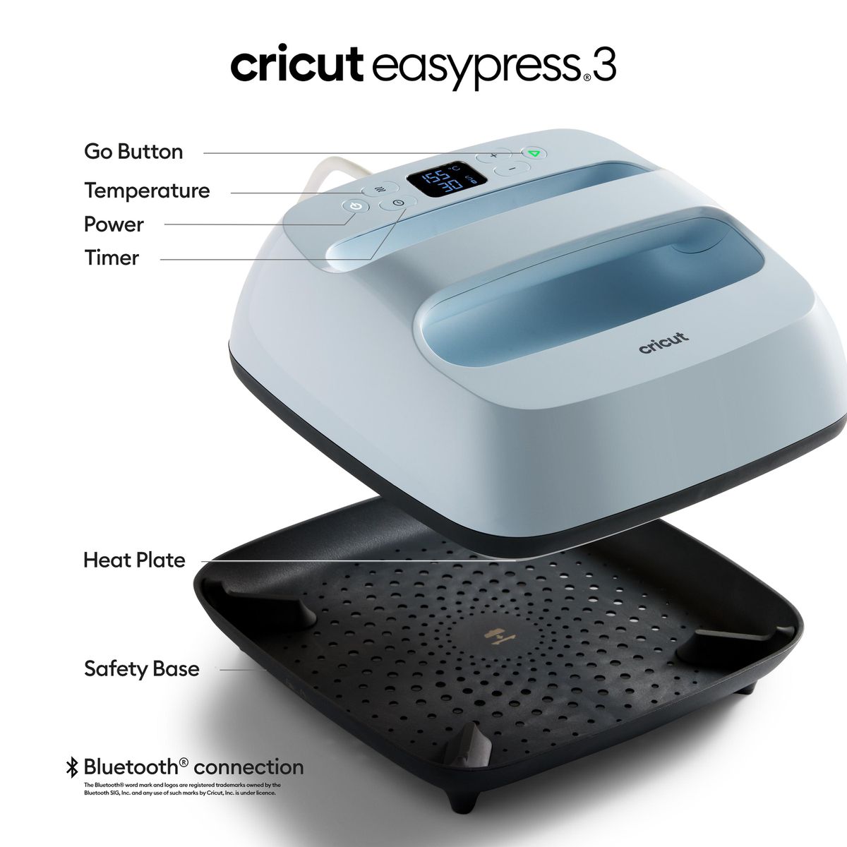 2009148 - Cricut EasyPress 3 9X9 (Zen Blue)