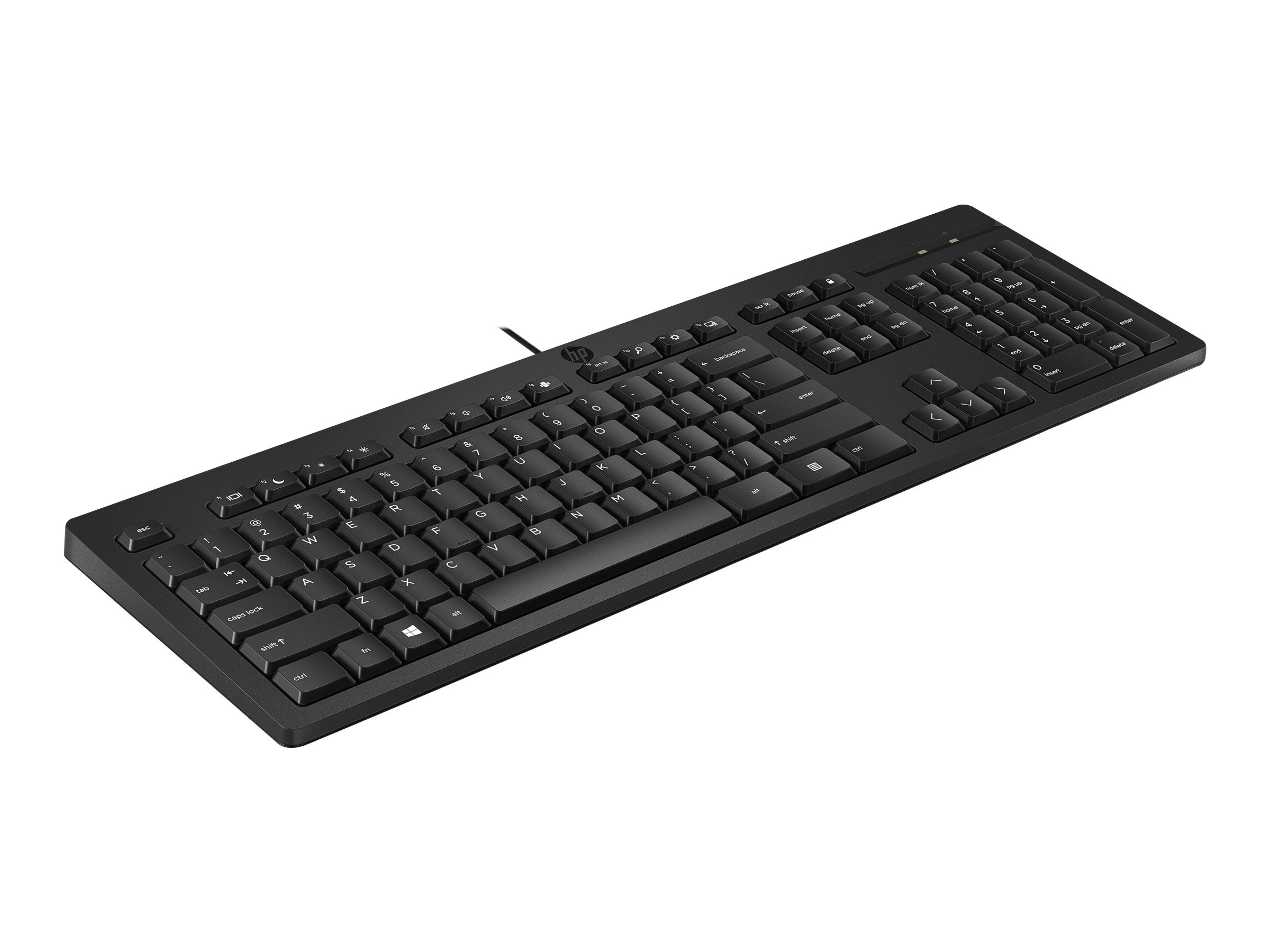 HP Accessories -  HP 125 USB Wired Keyboard Black