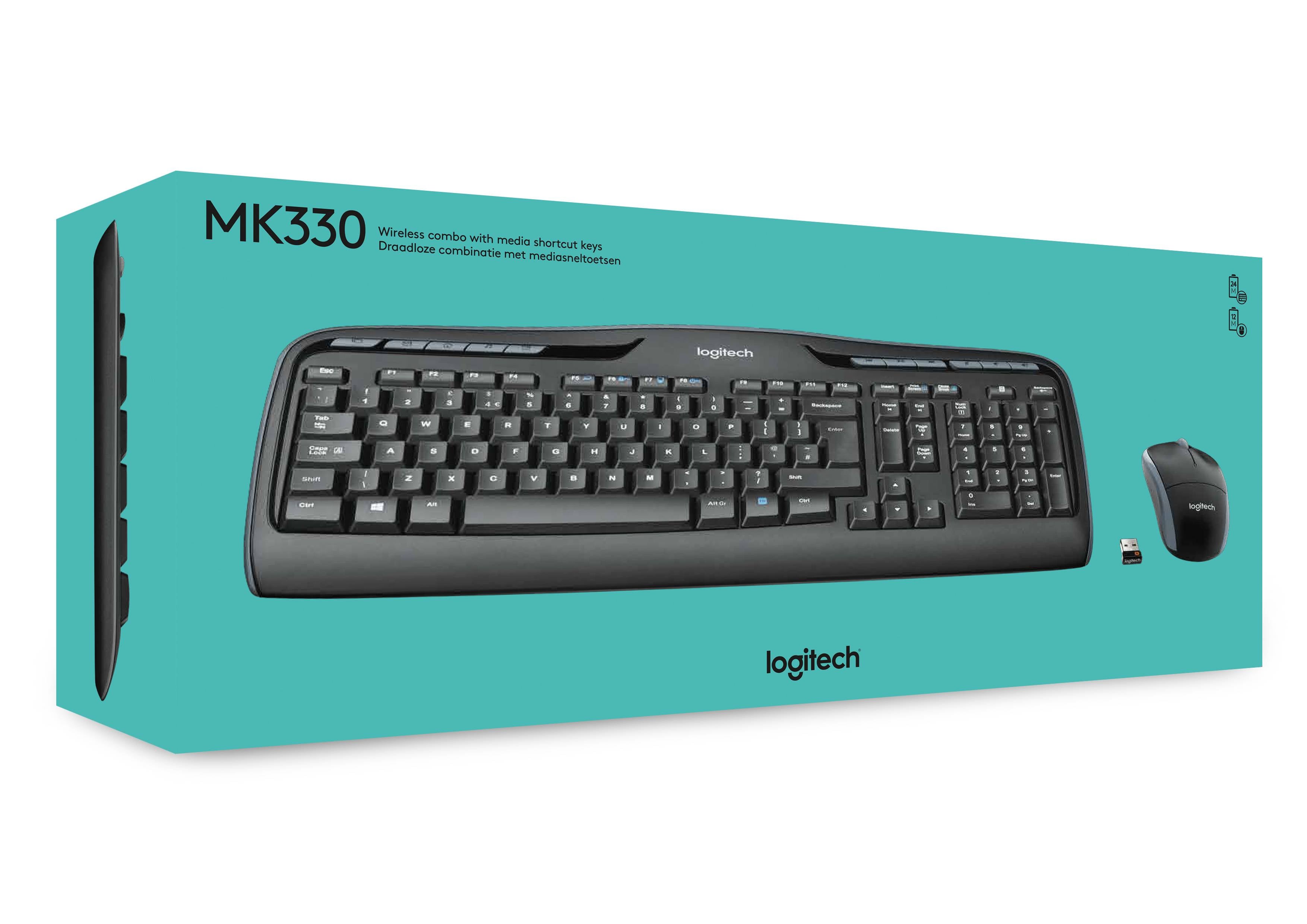 Logitech MK330 Wireless Desktop Keyboard & Mouse