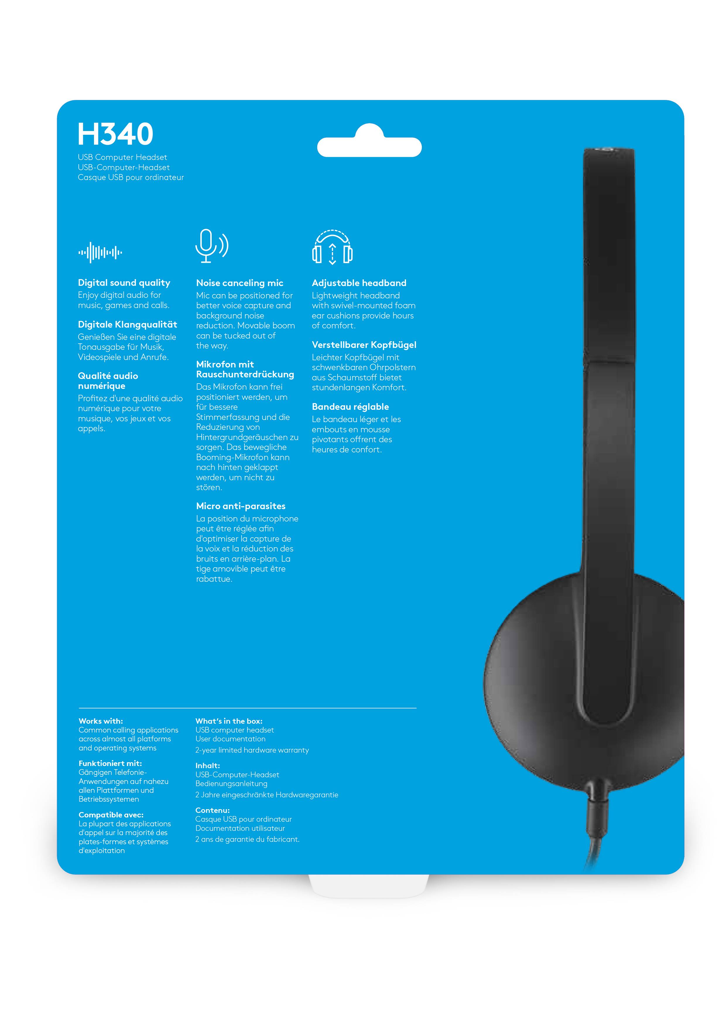 Logitech H340 USB Headset