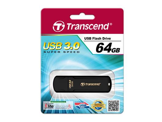 Transcend JetFlash 700 USB 3.0 Flash Drive - 64GB