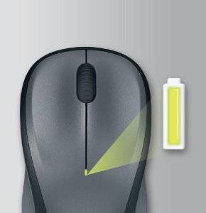 Logitech Wireless Mouse M235 (Dark Grey/Colt Matt) Nano USB receiver 3 buttons Advanced optical tracking 12-month battery life