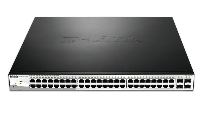 D-Link 48 PoE 10/100/1000 ports + 4 SFP ports Metro Switch