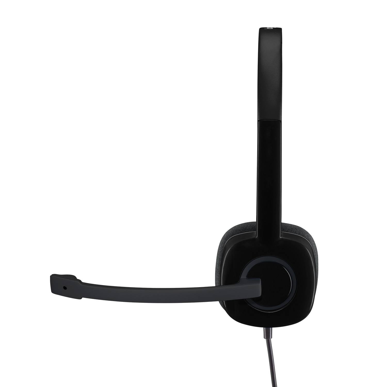 LOGITECH WIRED HEADSET H151 ANALOGUE BLACK 2 YEAR CARRY IN WARRANTY