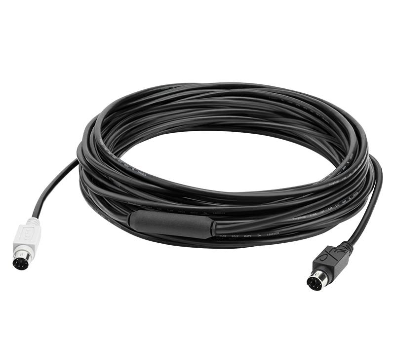 Logitech VC Group Extension Cable 10M MINI-DIN 2-Year Limited Hardware Warranty