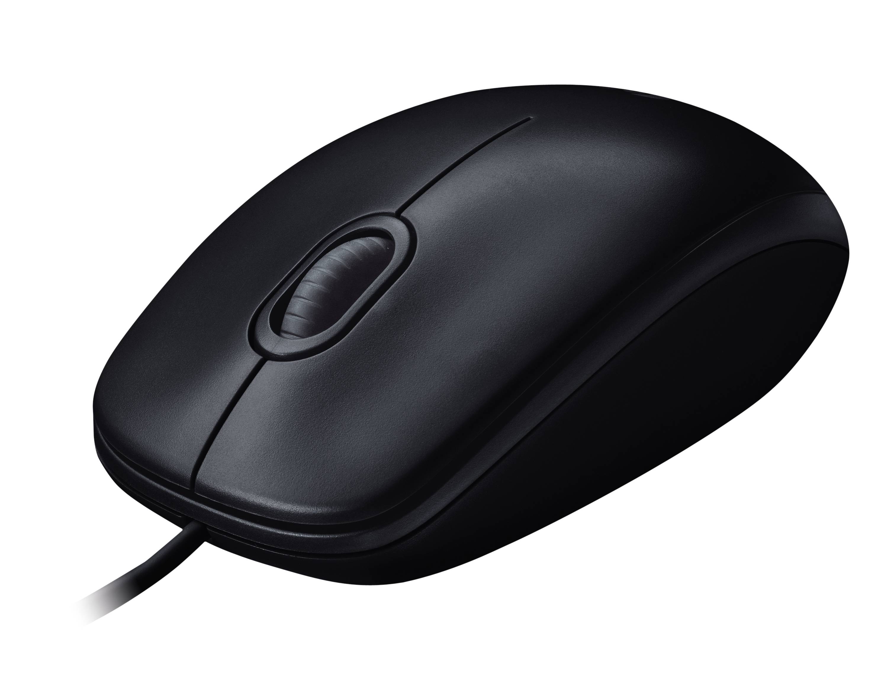 Logitech Corded Mouse M90 (Black) USB 3 buttons optical tracking with wheel