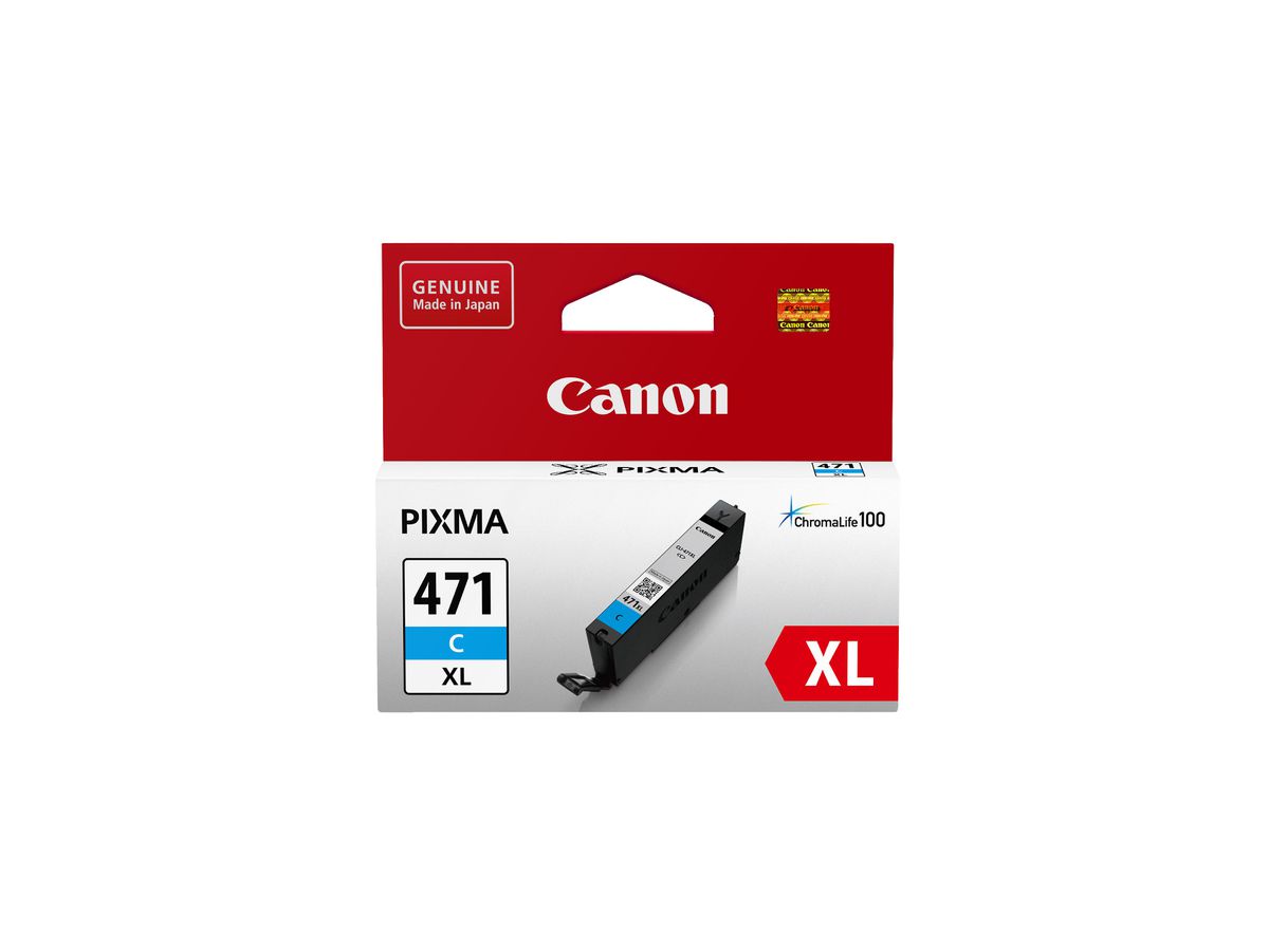 Canon CLI-471XL Cyan Single Ink Cartridge