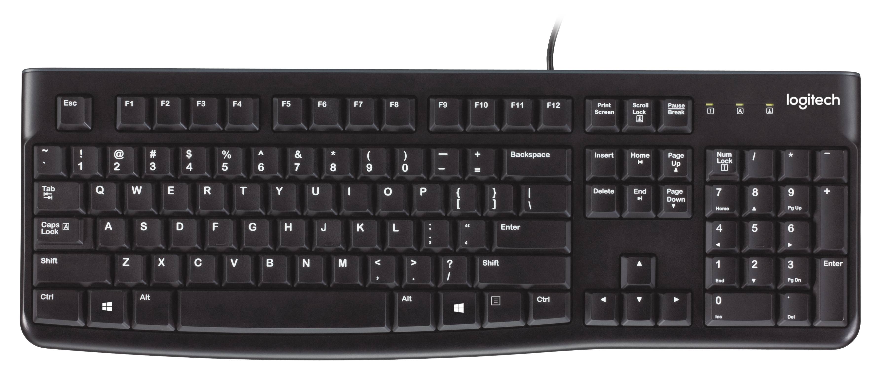 Logitech K120 USB Corded Keyboard