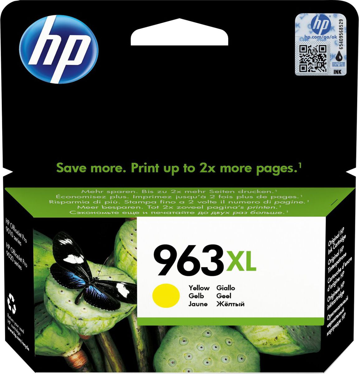 HP 963XL High Yield Yellow Original Ink Cartridge