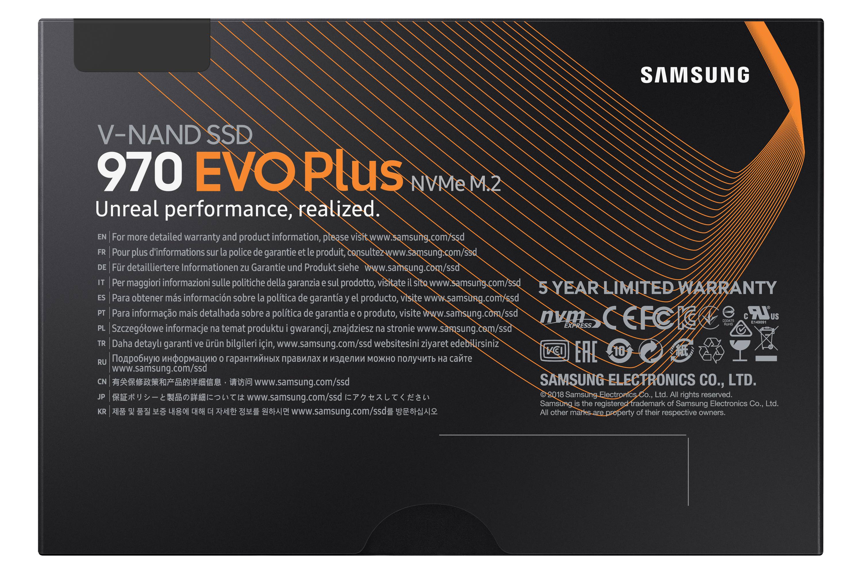 Samsung 970 EVO Plus 250GB NVMe Solid State Drive