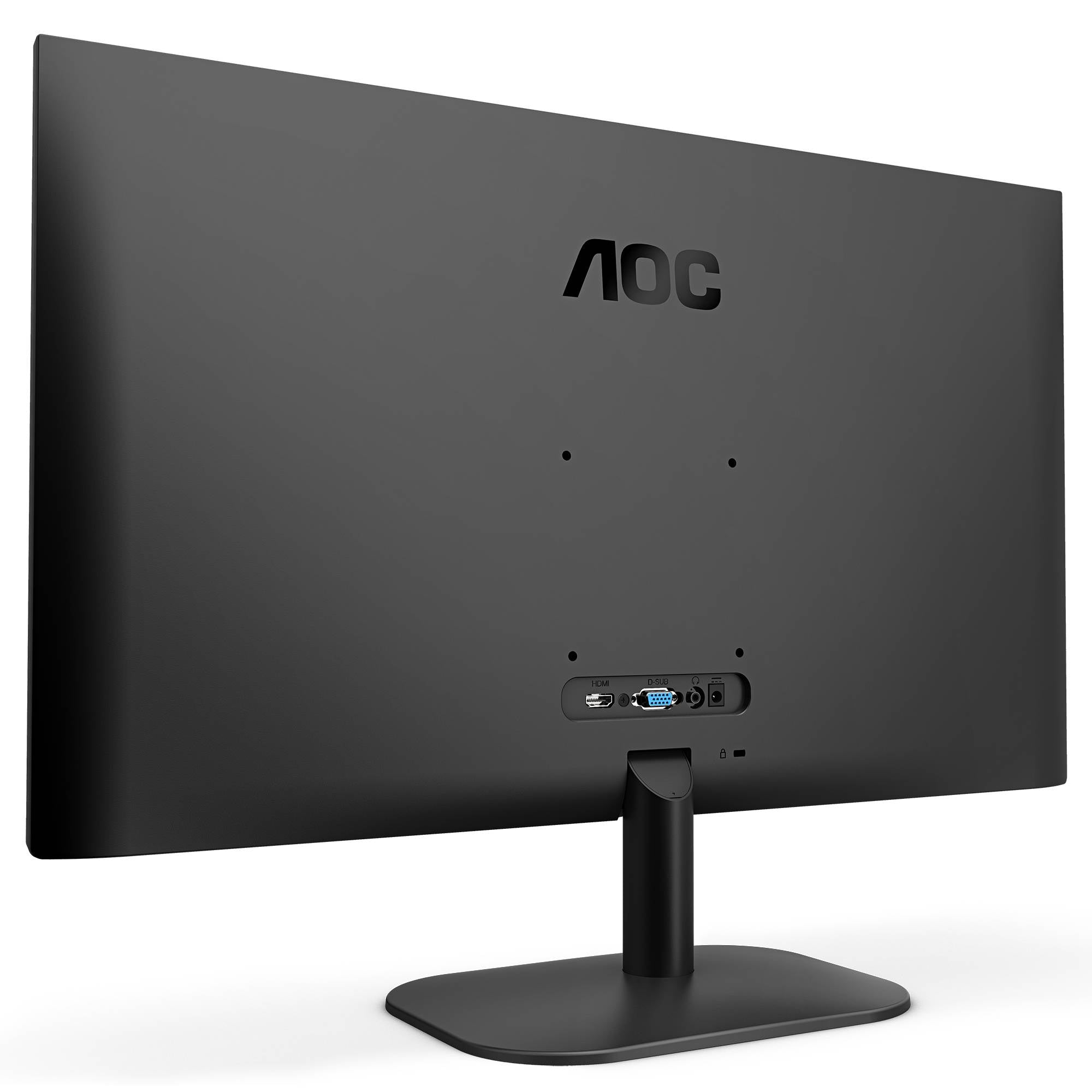 AOC Monitor 23.8â IPS Panel; 1920x1080@60Hz HDMI+VGA; earphone; Flicker free;VESA; 4 year warranty