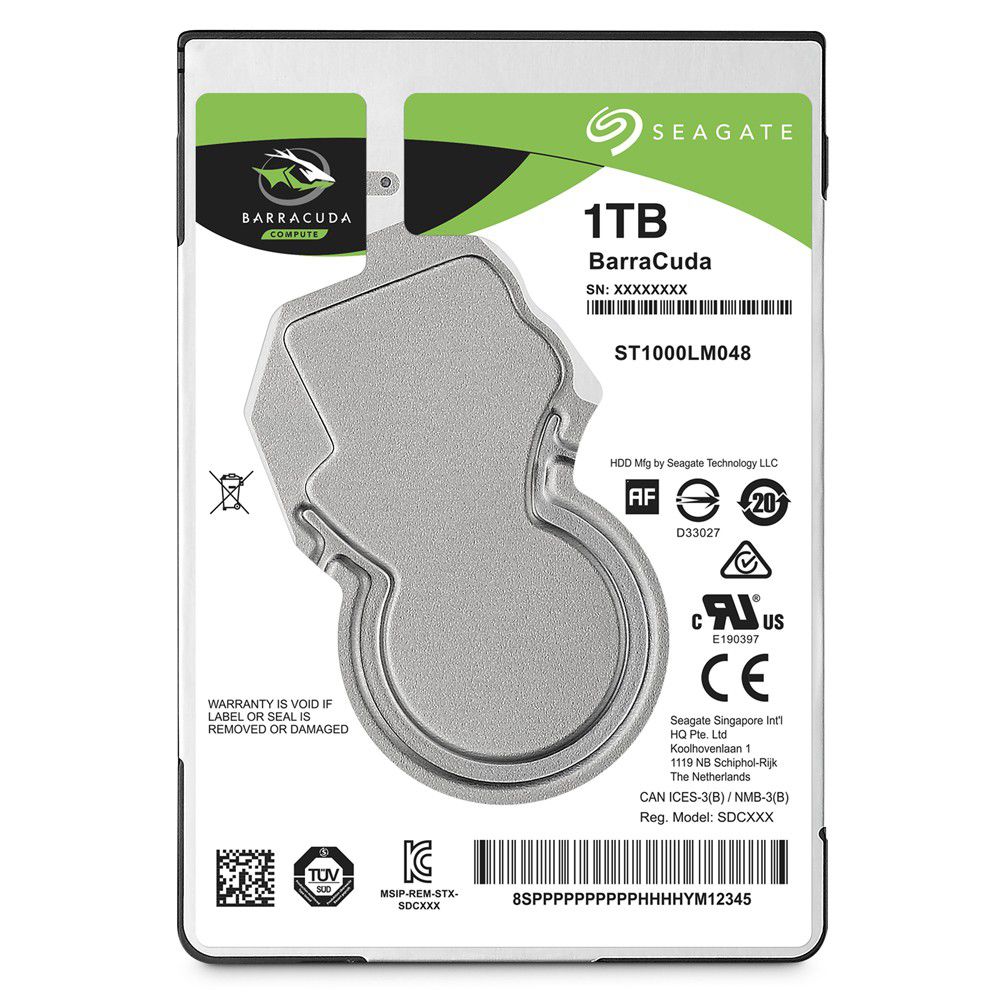 Seagate 1TB 2.5" Barracuda Mobile Hard Drive