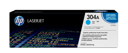 HP 304A Color LaserJet Cp2025 Cyan Print Cartridge-0