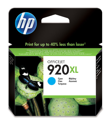 HP 920Xl Cyan OfficeJet Ink Cartridge-0