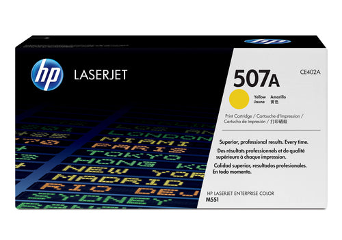 HP 507A Yellow Toner Cartridge-0