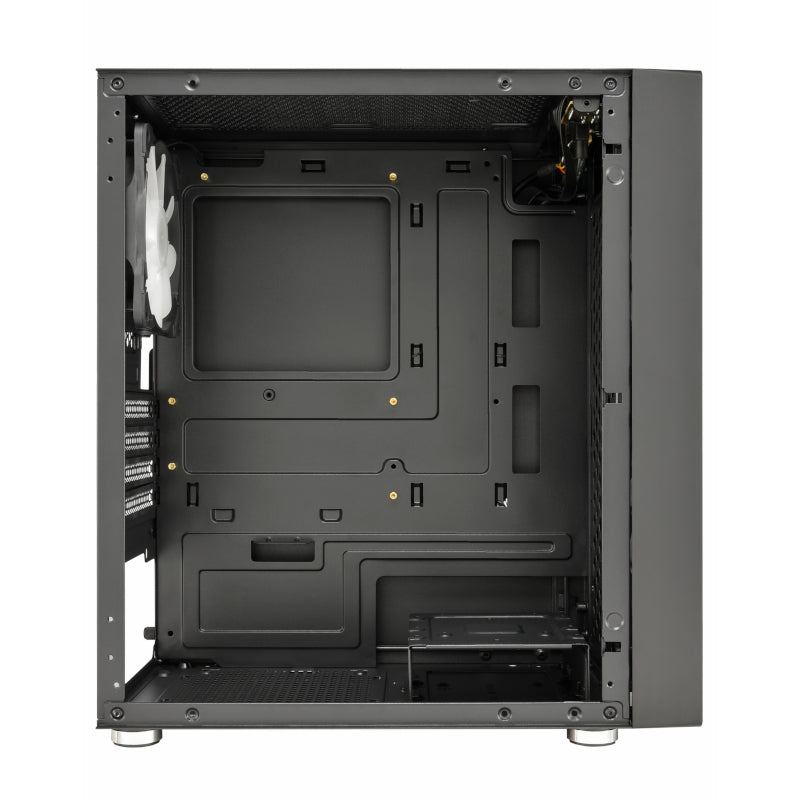 FSP CST130A |Micro-ATX | Mini-ITX | Gaming Chassis | 3x 120mm RGB Fans included | Tempered Glass Side Panel | Black-2