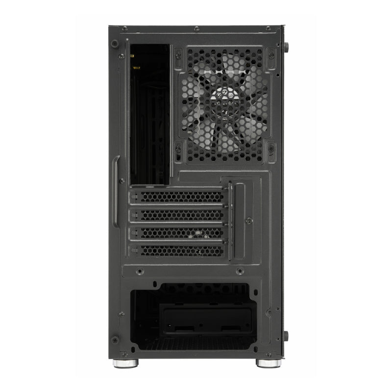 FSP CST130A |Micro-ATX | Mini-ITX | Gaming Chassis | 3x 120mm RGB Fans included | Tempered Glass Side Panel | Black-3