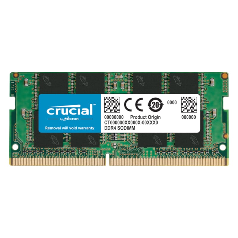 Crucial 8GB DDR4 3200MHz SO-DIMM Single Rank