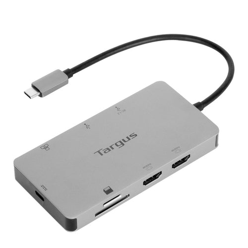 Targus - USB-C™ Universal Dual HDMI 4K Docking Station with 100W Power Delivery Pass-Thru