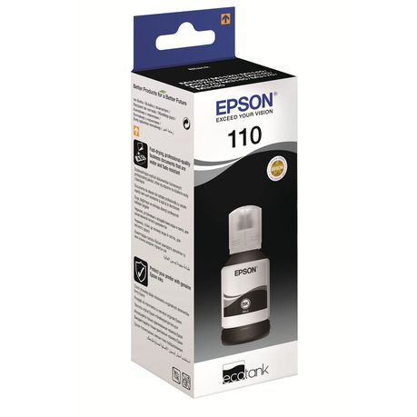 Epson 110 Ecotank Black Ink Bottle (120ml)