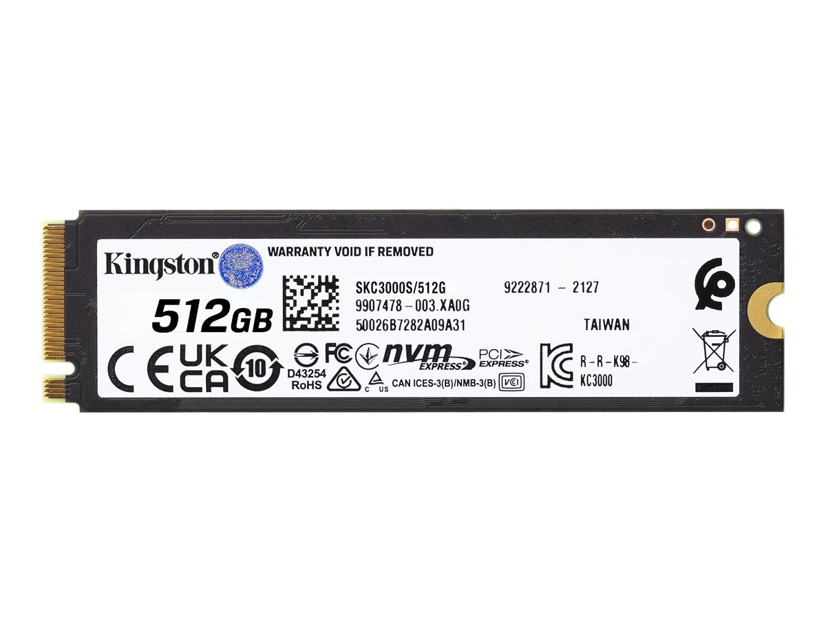 Kingston 512G KC3000 PCIe 4.0 NVMe M.2 SSD