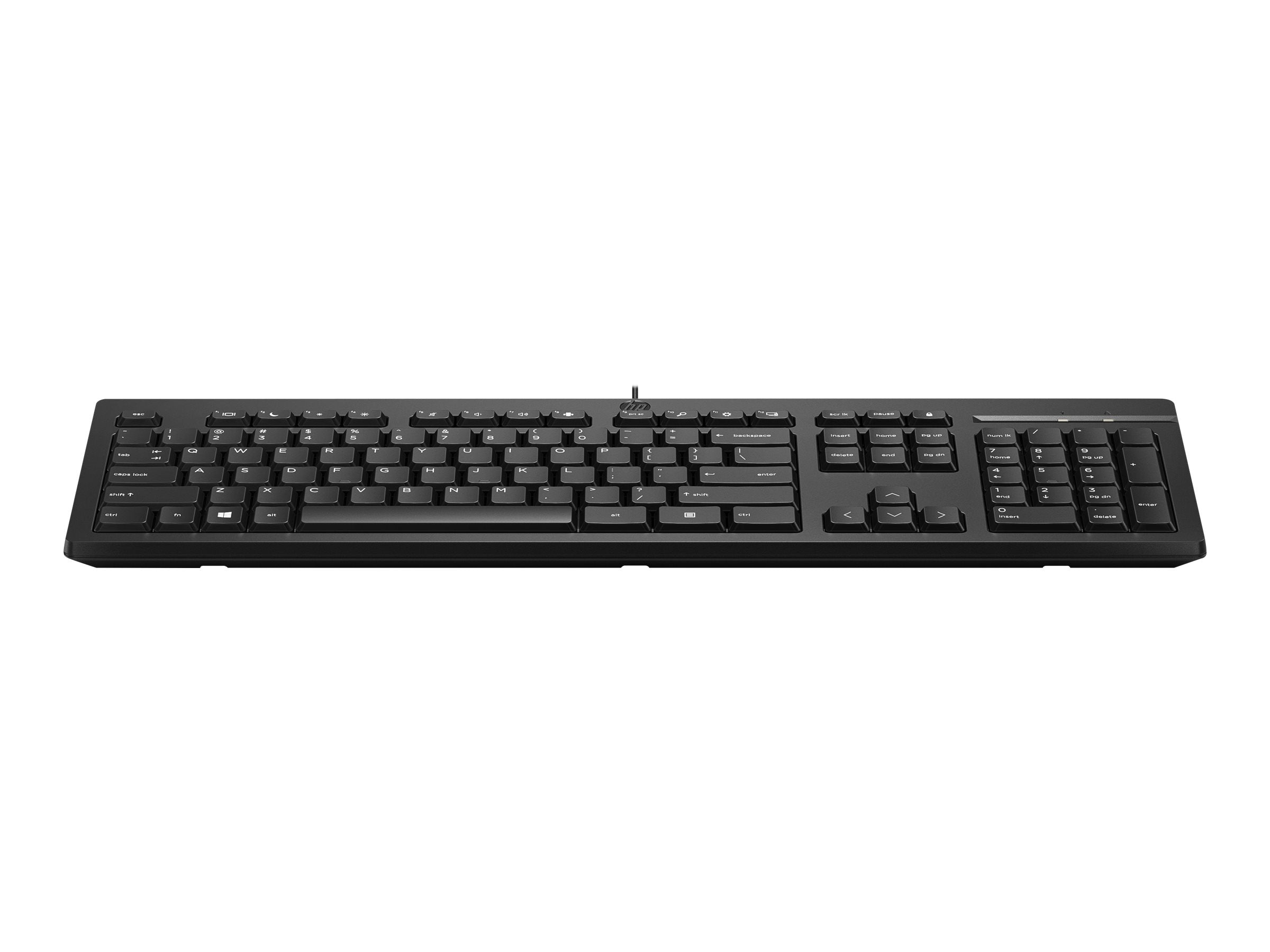 HP Accessories -  HP 125 USB Wired Keyboard Black