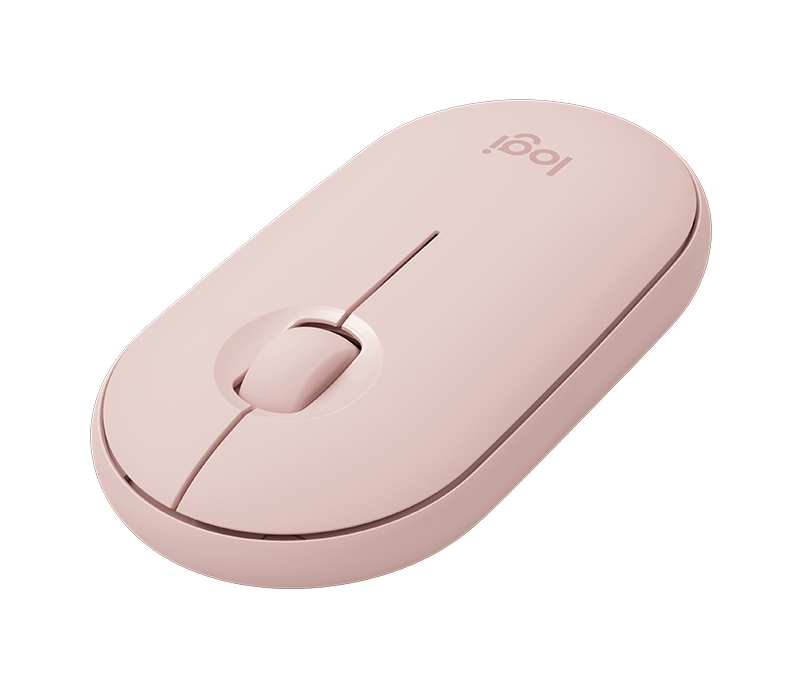 Logitech M350 Pebble Pink - 910-005718 wireless mouse