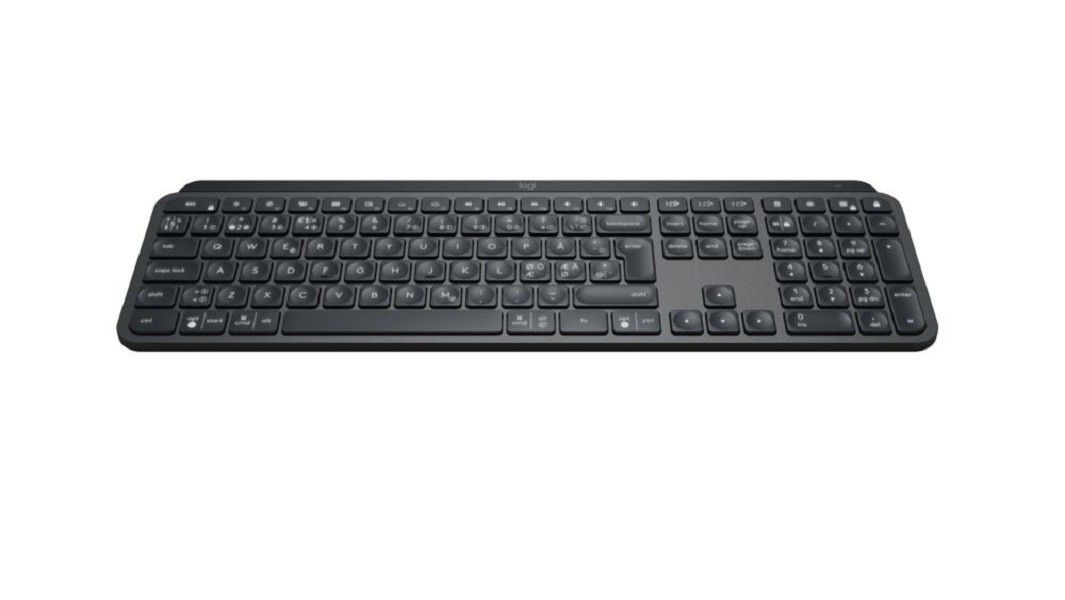 Logitech MX Keys Advanced Wireless Illuminated Keyboard - GRAPHITE - US INT'L - 2.4GHZ/BT - N/A - INTNL