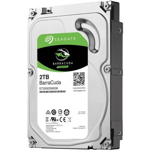 Seagate ST2000DM008 Barracuda 2TB 7200RPM SATA 6Gb/s 256MB Cache 3.5" Internal Hard Drive